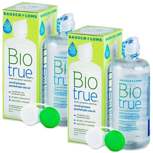 Biotrue plyn do soczewek 2 x 300 ml wielofunkcyjny