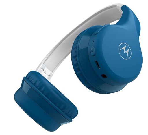 Słuchawki Bluetooth Motorola Moto JR300 Niebiesko-szare Dla dzieci