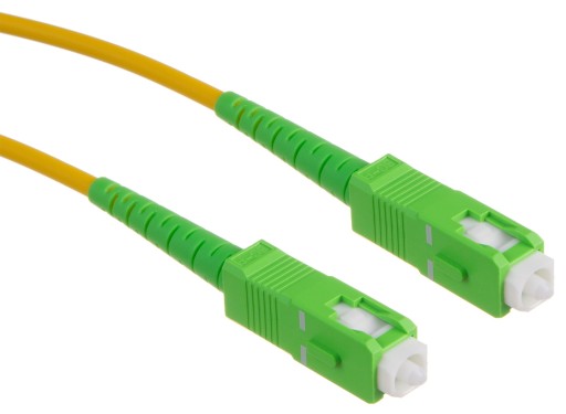 Patchcord światłowód SC/APC-SC/APC 1m jednomodowy do INTERNETU ROUTERA