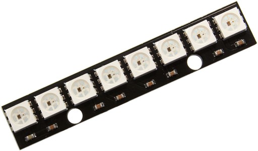 Moduł Listwa Pasek RGB 8 x LED WS2812 5050 Arduino