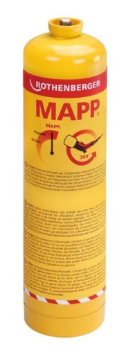 Gaz MAPP do palników lutowniczych -butla Rothenberger MAPP 35521-C Kartusz