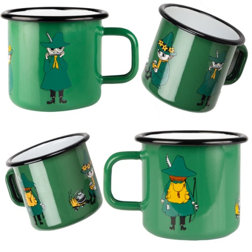 Kubek MUMINKI emaliowany metalowy WŁÓCZYKIJ MUMINKI MUURLA 370 ml