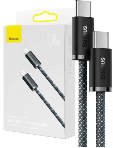 KABEL USB-C TYPE-C BASEUS 100W PD QC 4.0 5A 2m