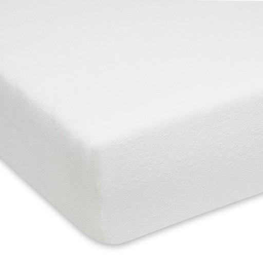 PRZEŚCIERADŁO BIAŁE FROTTE JASNE 80x190 CM