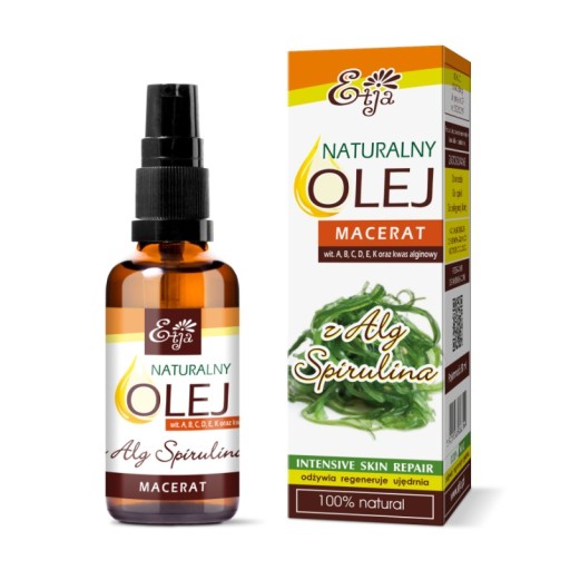 Etja Olej Macerat z alg-spirulina, 50 ml