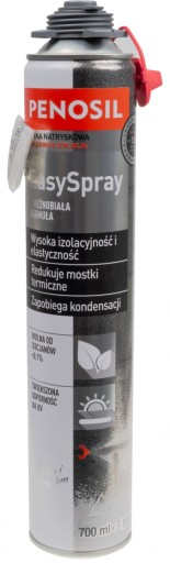 Piana natryskowa PENOSIL EasySpray pianka izolacja