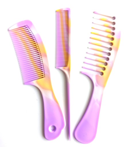 3x GRZEBIEŃ DO WŁOSÓW ZESTAW DUŻYCH GRZEBIENI FRYZJERSKICH DO CZESANIA 21CM
