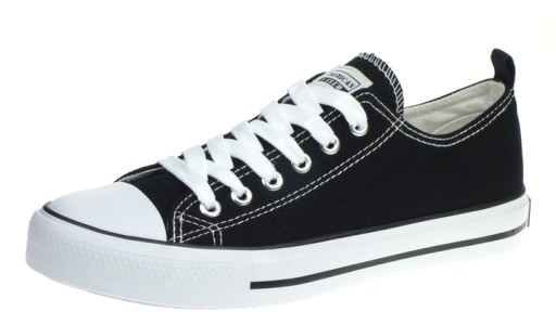 Trampki AMERICAN CLUB Original Tenisówki Czarne 41