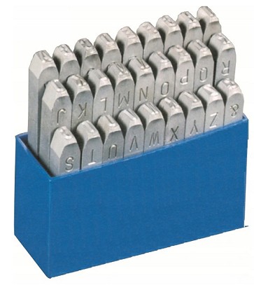 Znaczniki alfabet litery Gravurem Beta A-Z 9mm