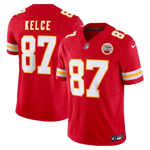 Koszulka Travis Kelce Red Kansas City Chiefs Vapor FUSE Limited, S
