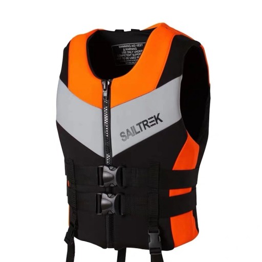Kamizelka ratunkowa 100N XXL 90 +kg KAPOK CE super! zapięcie na suwak