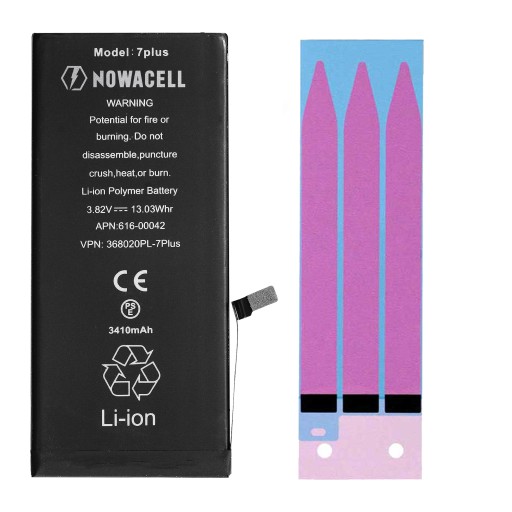 Bateria do iPhone 7 Plus 3410mAh - NOWACELL Świeża
