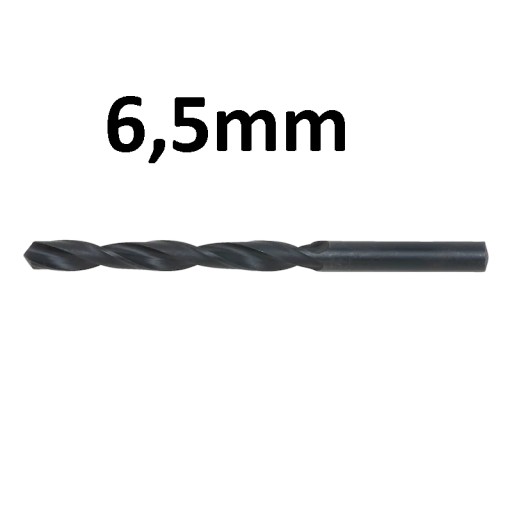 Wiertło spiralne HSS DIN do metalu 6,50mm Wurth