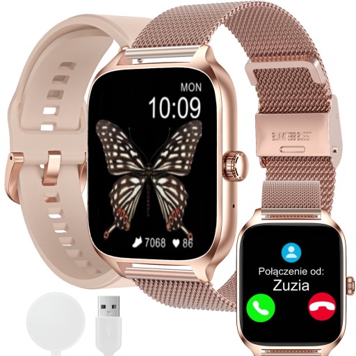 Smartwatch Smart Watch Zegarek Damski z Rozmowy PL