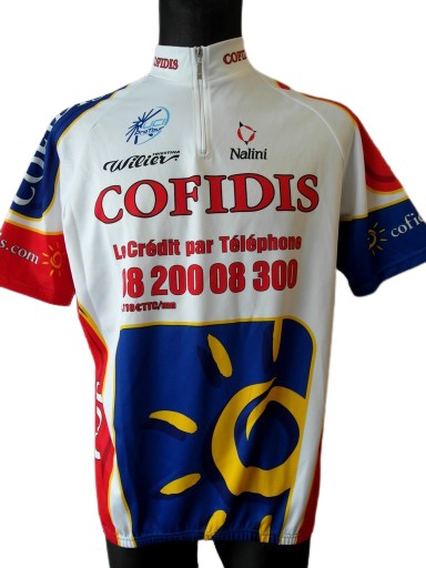 OLD NALINI COFIDIS KOSZULKA ROWEROWA 6 L/XL J/NOWA