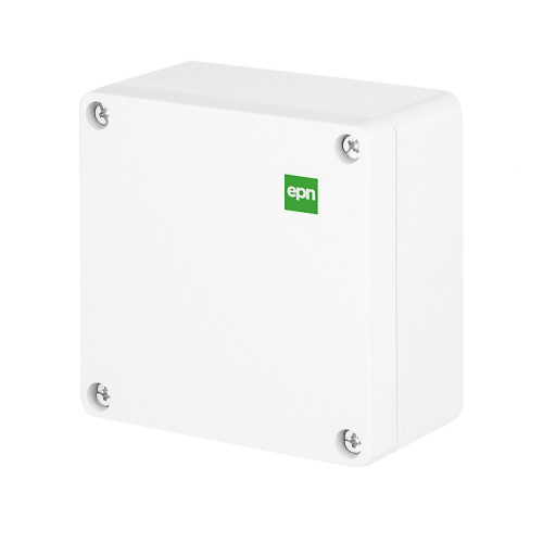 Puszka elektryczna natynkowa INDUSTRIAL 105x105x66mm EPN 2701-10 biała
