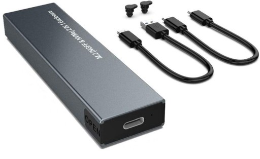 Obudowa M.2 NVMe SATA PCIe SSD do USB USB-C Gen2