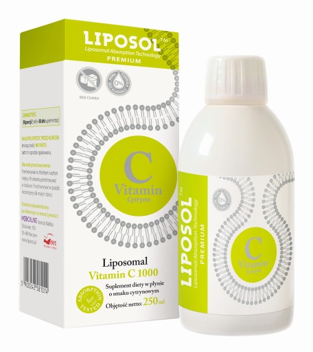 Liposomalna Witamina C 1000 250ml LIPOSOL PREMIUM