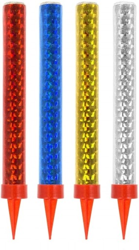 Fontanny Race Świece Iskier Urodzinowe 12 cm 2 szt