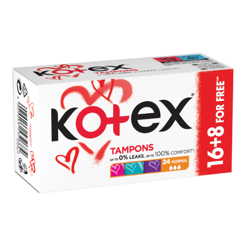 KOTEX Normal UltraSorb tampony, 16 sztuk