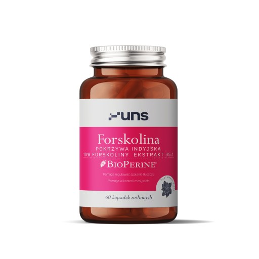 UNS Forskolina 500 mg POKRZYWA INDYJSKA 60 kaps.