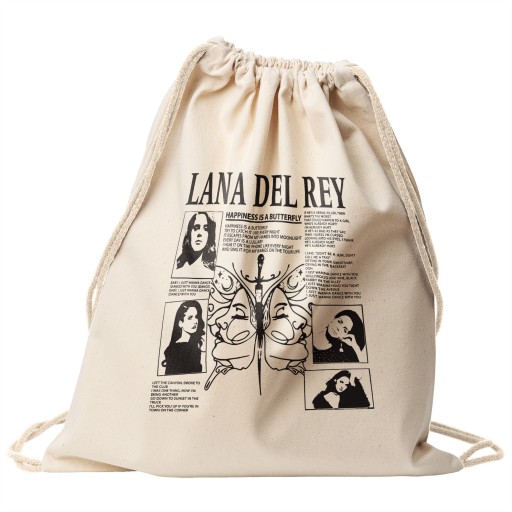 Plecak bawełniany 34x40 Lana Del Rey
