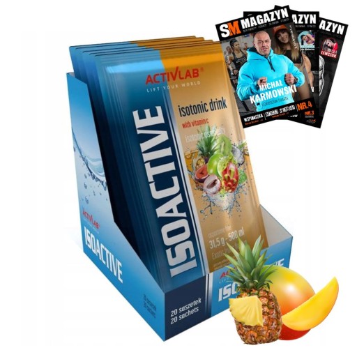 ACTIVLAB ISOACTIVE 10x 31.5g NAPÓJ IZOTONICZNY ISO
