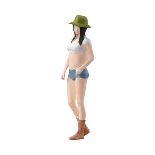 1/64 Beach Girl Figures, Character Figure, Miniature Collection Model