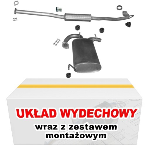 Tłumik Nissan X-Trail 2.0i 2.5i 16V 2.2 DCi