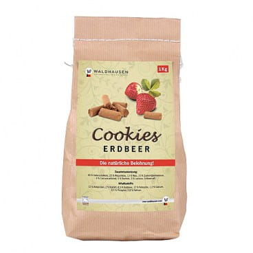 Przysmak dla koni WALDHAUSEN Cookies truskawka 1kg
