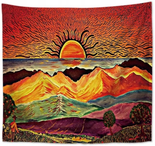 150cm x 200cm 3D wiszący gobelin ścienny