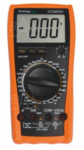 Multimetr RLC EnergyLab VC9808+