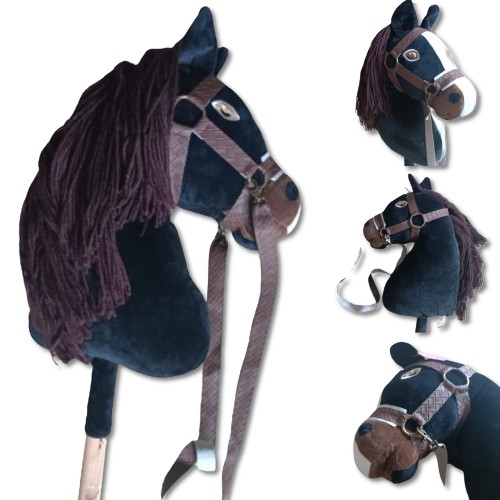 HOBBY HORSE Koń na patyku KONIK NA KIJU zabawka GŁOWA KONIA dla dziecka