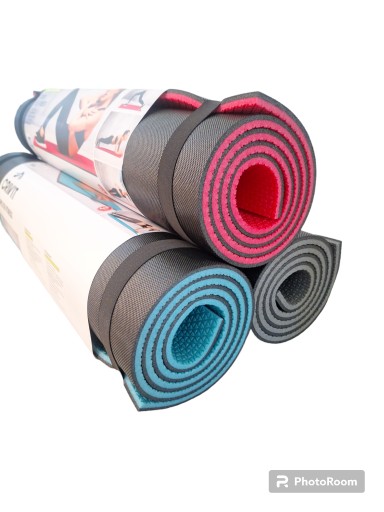 CRIVIT KARIMATA MATA FITNESS 150X70X1CM SZARA DO ĆWICZEŃ JOGA