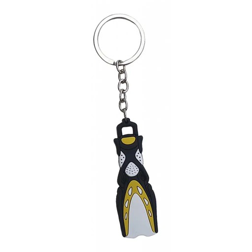 Scuba Flipper Key Chain Dive Keychain Key Holder For Boat Tote Bag