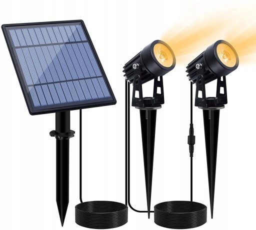 SOLARNA REFLEKTOR OGRODOWY WBIJANY SZPIKULEC 2W1