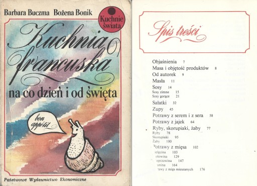 KUCHNIA FRANCUSKA NA CO DZIEŃ I OD ŚWIĘTA Buczma, Bonik