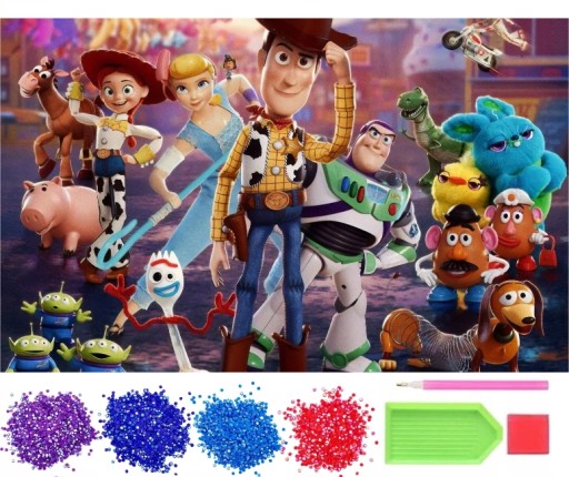 HAFT DIAMENTOWY MOZAIKA DIAMENTOWA 5D TOY STORY