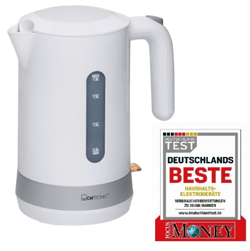 CZAJNIK CLATRONIC WK 3452 BIAŁY 1,8L BEZPRZEWODOWY