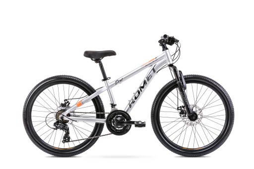 Rower Romet RAMBLER DIRT 24 szaro-pomarańczowy