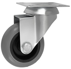 KOŁO KÓŁKO MEBLOWE SKRĘTNE OBROTOWE fi 50 mm