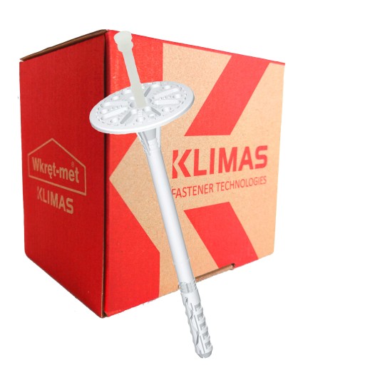 KOŁKI ŁĄCZNIKI IZOLACJI DO STYROPIANU 22cm 100 szt