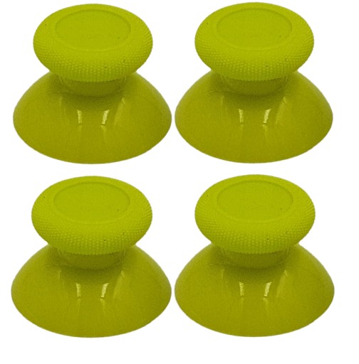 ZESTAW 4X ŻÓŁTY GRZYBEK GAŁKA NA ANALOG JOYSTICK DO PADA XBOX ONE