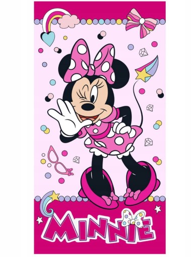 Ręcznik kąpielowy plażowy bawełna Minnie mouse myszka mini 70x140