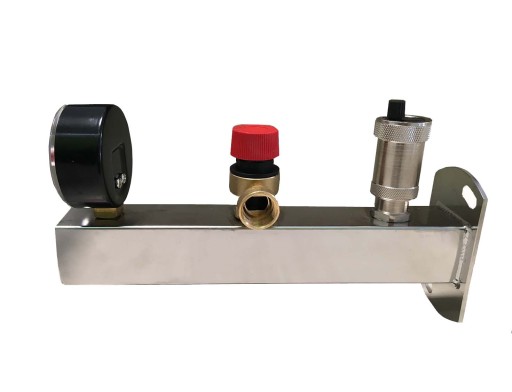 Grupa bezpieczeństwa do c.o. 3 bary INOX nierdzewna UPONOR m078