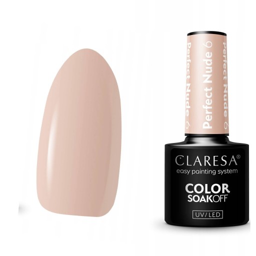Гибридный лак для ногтей Claresa PERFECT NUDE 6