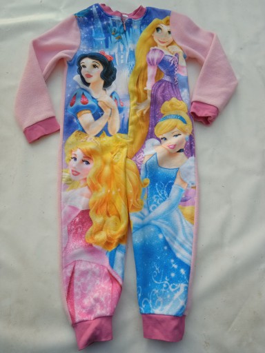 110 DISNEY PRINCESS PIŻAMKA BAJKOWY KOMBINEZON ONESIE