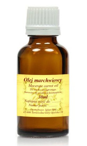 OLEJ MARCHWIOWY 30ml ( marchewkowy ) - samoopalacz