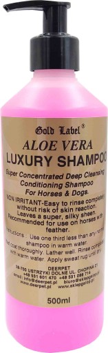 SZAMPON DLA KONI Z ALOES SKONCENTROWANY 500 ML 24H