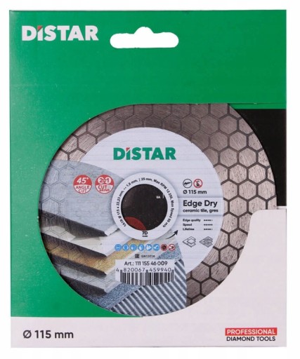 DISTAR EDGE DRY 115mm 45 CIĘCIE JOLLY UKOSOWANIE